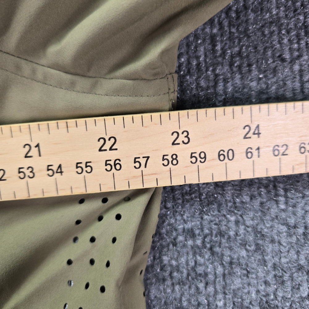 Kuiu Mesa Shirt Mens Large Khaki Performance Fishing Vented Long Sleeve Snap Up - Picture 7 of 7